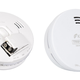 The Kidde TruSense 2070-VASCR (left) and TruSense 2040-DSR (right) smoke alarms and carbon monoxide detectors, two of the seven recalled models